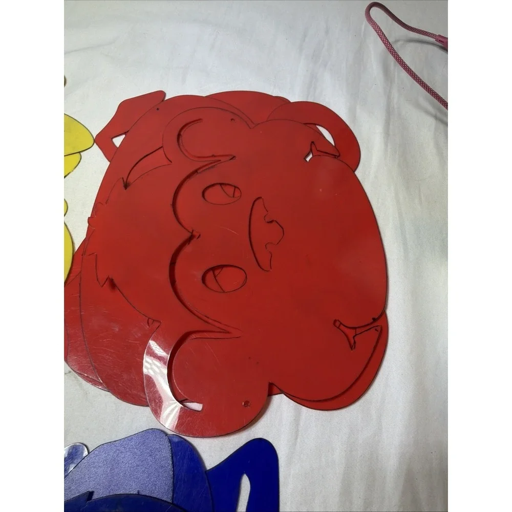 Set Of 20 Animal Mask Stencils